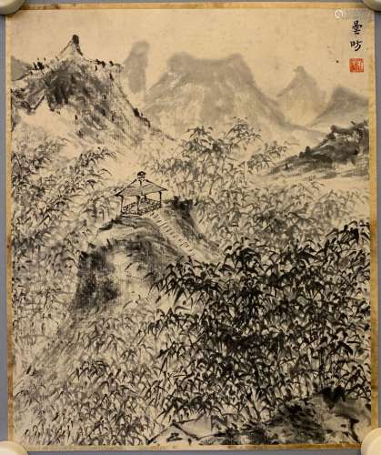 chinese painting by hong yi