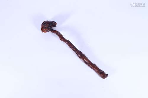 chinese boxwood ruyi scepter,qing dynasty