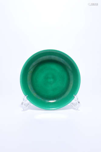 chinese green glazed porcelain vase,qing dynasty
