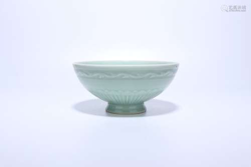 chinese celadon porcelain bowl,qing dynasty