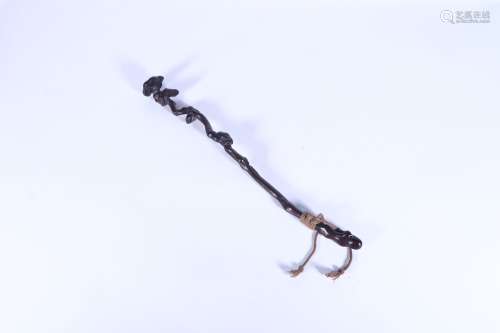 chinese rosewood ruyi scepter,qing dynasty