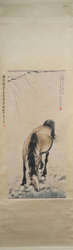 chinese calligraphy by he shaoji,qing dynasty