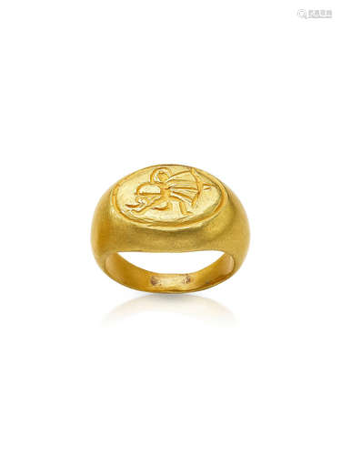 A GOLD RING BURMA, PYU CULTURE, 9TH-11TH CENTURY A.D.