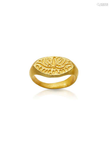 A GOLD RING BURMA, PYU CULTURE, 9TH-11TH CENTURY A.D.