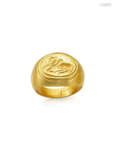 A GOLD RING BURMA, PYU CULTURE, 9TH-11TH CENTURY A.D.