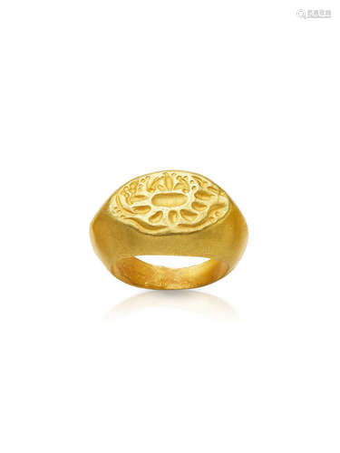 A GOLD RING BURMA, PYU CULTURE, 9TH-11TH CENTURY A.D.