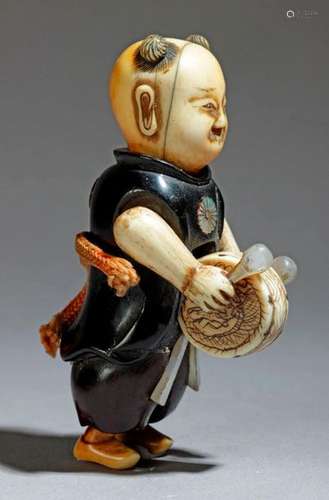 A 19th century Japanese netsuke karakuri from Meij…