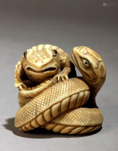 A 20th century Japanese netsuke from Meiji or Show…