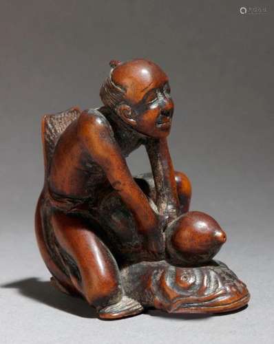 A mid 19th century Japanese netsuke from Edo perio…