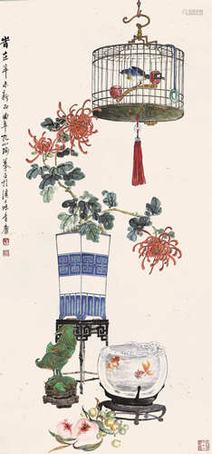 孔小瑜 花鸟