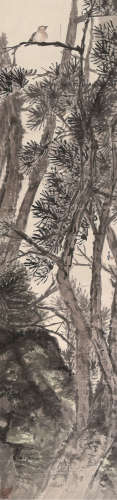 方若（1869～1955） 松树 立轴 设色纸本