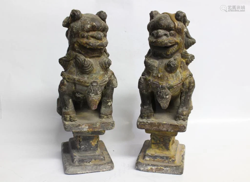 Pair of Chinese Foo Dog