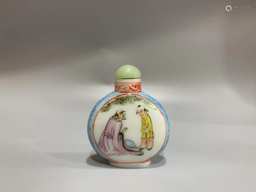 Chinese Liuli Painted Snuff Bottle