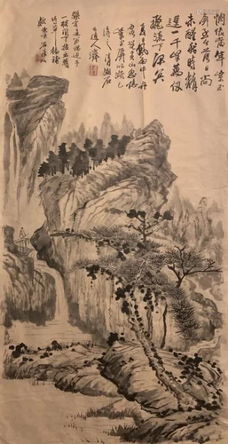 Chinese Ink Landscape Painting