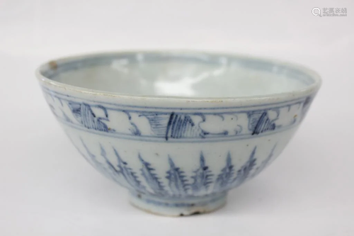 Chinese Blue and White Porcelain Bowl