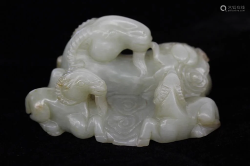 Chinese Jade Carved Horse