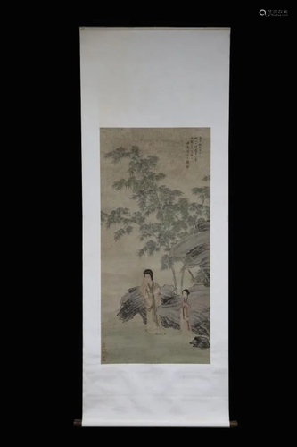 Chinese Ink Color Painting,Signed