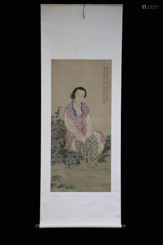 Chinese Ink Color Painting,Signed