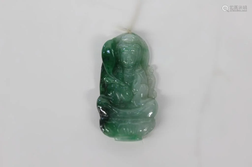 Chinese Jadeite Carved Guanyin