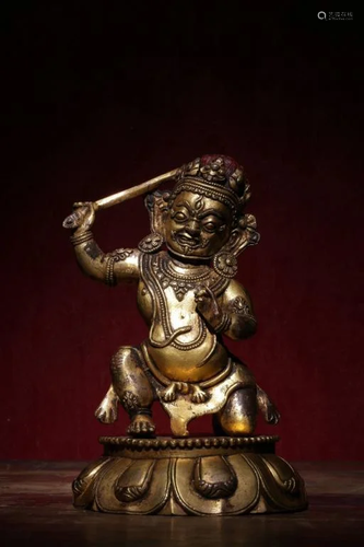 Qing Chinese Bronze Buddha