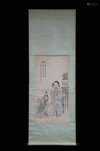 Chinese Ink Color Painting,Signed