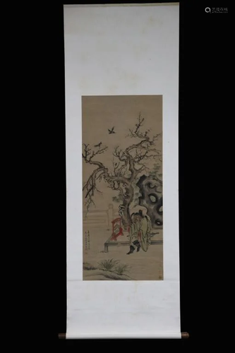 Chinese Ink Color Painting,Signed