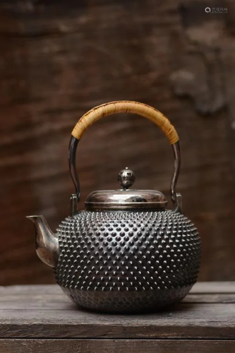 Antique Japanese Silver Teapot