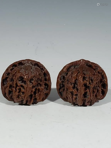 Pair of Chinese Walnuts