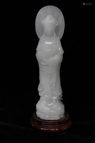 Chinese Jade Carved Guanyin