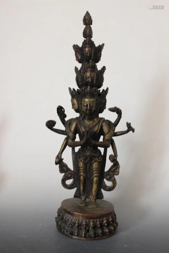 Chinese Bronze Buddha