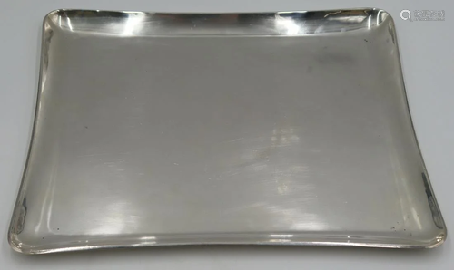 STERLING. Signed Mexican Sterling Serving Tray.