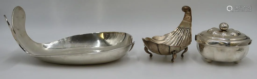 STERLING. Mexican Sterling Hollow Ware Grouping.