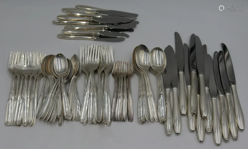 STERLING. Gorham Sterling Willow Flatware Service.