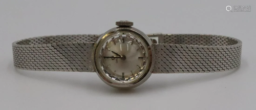 JEWELRY. Vintage Ladies Omega 14kt Gold Watch.