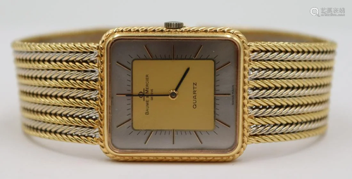 JEWELRY. Baume & Mercier Bi-Color 18kt Gold Watch.