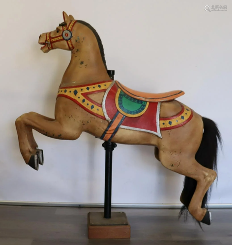 A Dentzel Carousel Horse Ex. Joe Ley