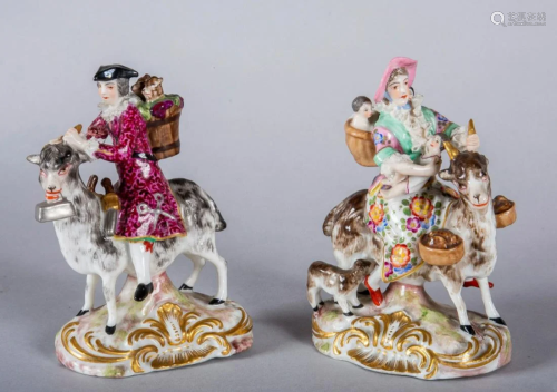 A Pair of Porcelain Figures