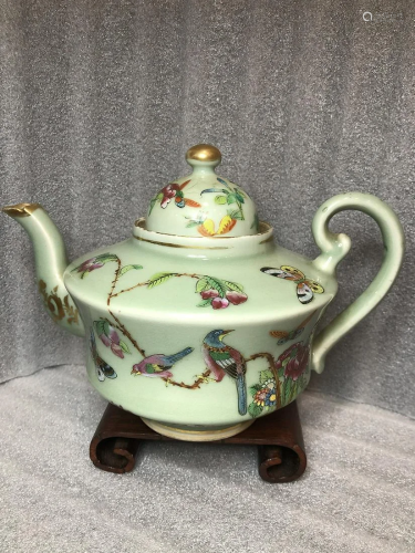 A Chinese Famille Rose Teapot