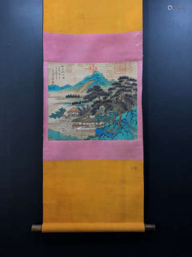 Chinese Yang Jin'S Painting On Silk