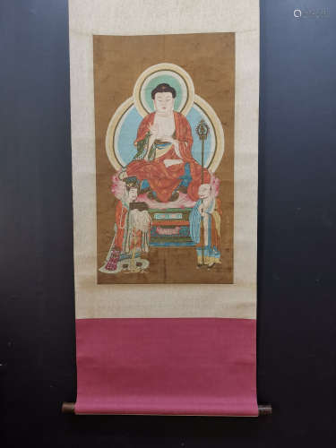 Chinese Ding Yunpeng'S Painting On Silk