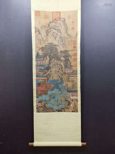 Chinese Lin Ma'S Painting On Silk