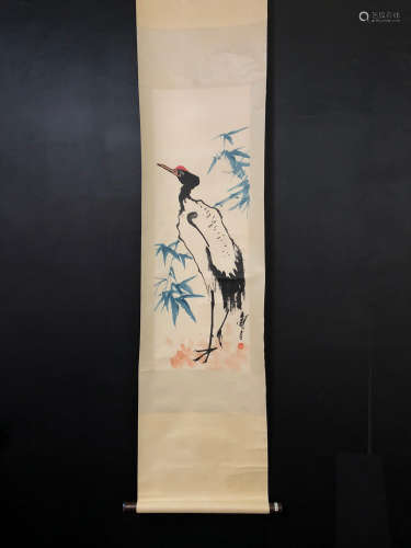 Chinese Pan Tianshou'S Painting On Paper