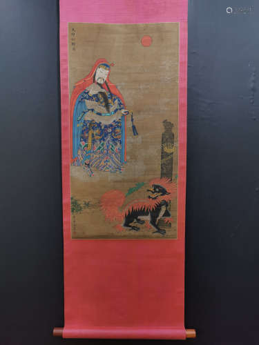 Chinese Yan Liben'S Painting