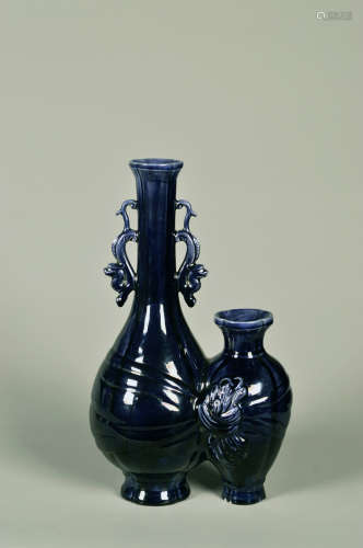 Chinese Blue Porcelan Bottle