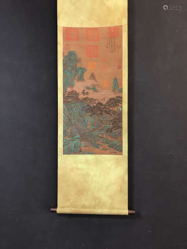 Chinese Gao Kegong'S Painting On Silk