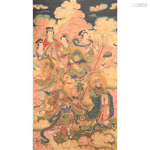 18th Century Ding Guanpeng Fairy Painting