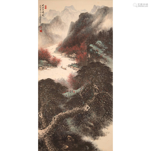 Landscape of Li Xiongcai in the 20th Century