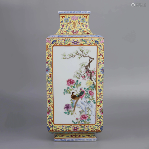 18th century pastel square bottle