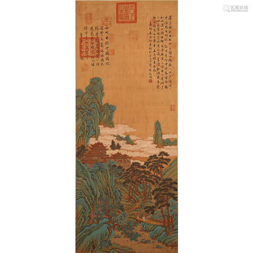 The Landscape of Qiu Ying in the 16th Century