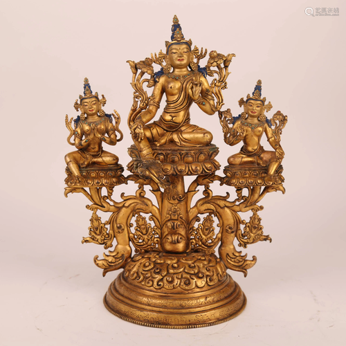 Three Tara Statues in the 18th Century